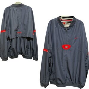 Vintage Nike Ole Miss Jacket Blue 3XL